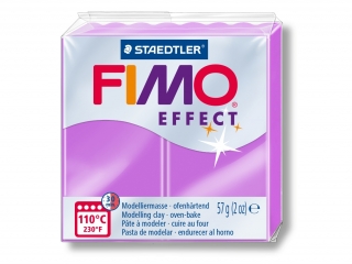 Kostka FIMO effect 57g, neon fioletowy, masa termoutwardzalna, Staedtler