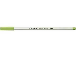 Flamaster STABILO Pen 68 brush pistacjowy [opakowanie=10szt]