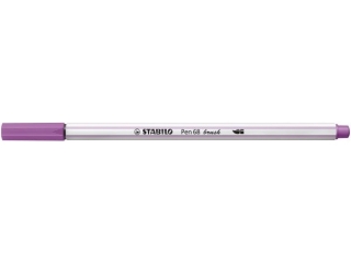 Flamaster STABILO Pen 68 brush liwkowy [opakowanie=10szt]