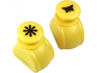 Dziurkacze z motywem 18mm zestaw 2szt. kwiatek, motylek TITWLK