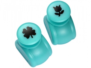 Dziurkacze z motywem 18mm zestaw 2szt. czterolista koniczyna, tulipan TITWLK