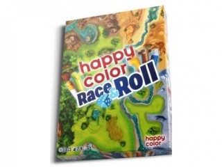 Gra planszowa Happy Color RollxRace (z dugopisami), KR