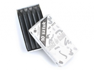 Kredka do tkanin czarna 1013 10 sztuk OFERTA PRZEMYSŁOWA