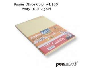 PAPIER OFFICE COLOR A4/100 ZOTY DC202  GOLD