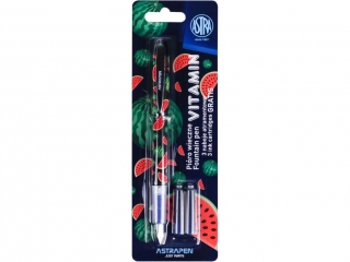 Piro wieczne modzieowe ASTRAPEN Vitamin + 3 naboje atramentowe - 1+3 szt. blister (5%)