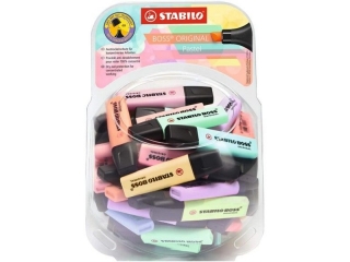 Zakreślacz STABILO BOSS ORIGINAL Pastel display 60 szt.
