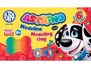 Modelina Astrino 6 kol x 11g [opakowanie=5szt]
