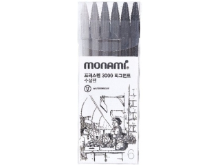 Cienkopis Plus Pen 3000 Pigment 6 kol. MonAmi (2030038761)
