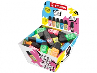 Zakreślacz STABILO BOSS MINI by Snooze One kosz kartonowy 50 szt.