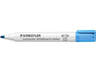 Marker Lumocolor whiteboard, okrgy, jasny niebieski, Staedtler