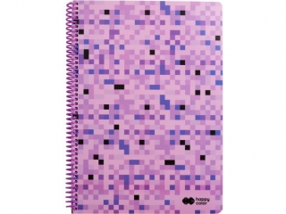 Koonotatnik PIXI 2, A4, 80k, kratka, 80g/m2, Happy Color (opwakowanie=4szt)