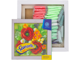 Zestaw lekkiej masy Sensorio Art z ramk ASTRAFUN Maki - 30 kol.
