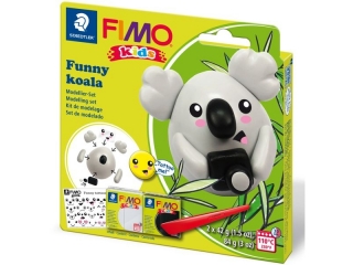 Zestaw FIMO Kids, Koala, 2 x 42g + akcesoria, Staedtler