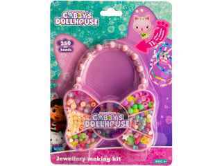 Zestaw koralikw GABBYS DOLLHOUSE - Motyl 250 szt. + 2m gumki
