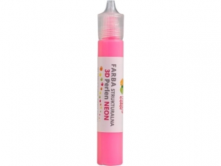 Farba 3D 32ml, neon różowy , Happy Color