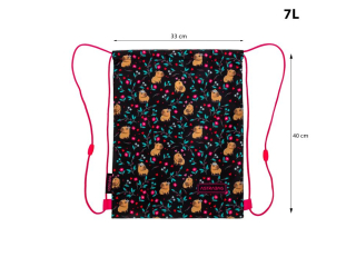 Worek na obuwie ASTRABAG FLOWER CAPY, AD1 [opakowanie=12szt]