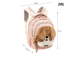 Plecak ASTRABAG FLUFFY PUPPY, AB330 [opakowanie=6szt]