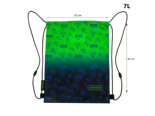 Worek na obuwie ASTRABAG OMBRE FOOTBALL, AD1 [opakowanie=12szt]