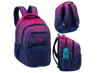 Plecak ABAG HEXAGON PINK OMBRE, AB200 [opakowanie=6szt]