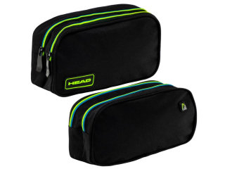 Pi�rnik 2 komory HEAD BLACK GREEN/BLUE, AC9 [opakowanie=12szt]