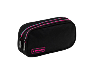 Pi�rnik 2 komory ASTRABAG BLACK PINK/MINT, AC9 [opakowanie=12szt]