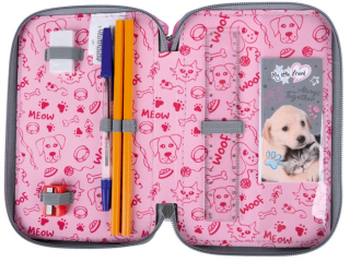 Pi�rnik potr�jny z wyposa�eniem MY LITTLE FRIEND - CAT x DOG