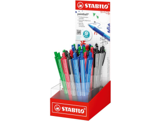D�ugopis STABILO pointball colorful display 38 szt.