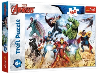 Puzzle "160 - Gotowi by ratowaæ ¶wiat" / Disney Marvel The Avengers 15368