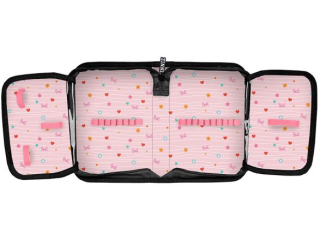 Piórnik bez wyposażenia PASO MINNIE DM25XX-P001BW 19, 5x13x3, 5