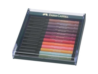 PITT ARTIST PEN BRUSH ZESTAW 12 KOL. EAR TH FABER-CASTELL