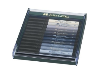 PITT ARTIST PEN BRUSH ZESTAW 12 KOL. GRE Y FABER-CASTELL