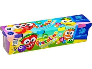 Masa plastyczna Pastel Frutolina Astra Fun 4 szt x 100 g  [opakowanie= 4szt]