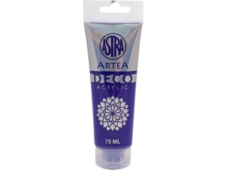 Farba akrylowa DECO ARTEA 75 ml tuba - Fioletowy jasny [opakowanie=5szt]