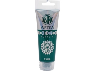 Farba akrylowa DECO ARTEA 75 ml tuba - Zielony [opakowanie=5szt]