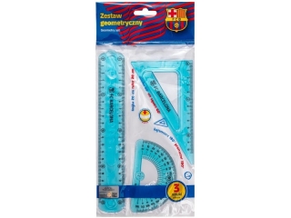 Zestaw geometryczny 3 elementy FLEXI FC BARCELONA - 1 szt. opp bag