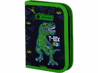 Pirnik pojedynczy dwuklapkowy bez wyposaenia ASTRABAG T-REX NEON, AC1 [opakowanie=12szt]