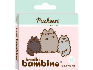 Kredki BAMBINO 12 kolorw PUSHEEN