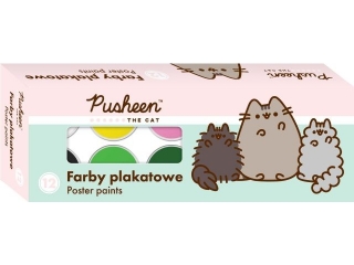 Farby plakatowe 12 kol. 20 mi. PUSHEEN