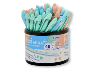 PENMATE DUGOPIS CIERALNY FLXI ABRA COLOUR PASTEL W DISPLEJU 48 SZT. [opakowanie=48szt]