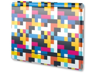 PENMATE TECZKA ŁAMANA A5 NA GUMKĘ RÓŻNE WZORY T 0116 RUBIK