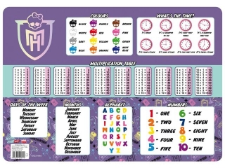 Podkad dwustronny laminowany A3 MONSTER HIGH [opakowanie=10szt]