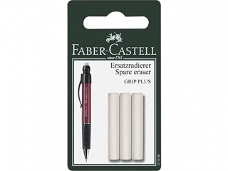 GUMKA ZAPASOWA DO OŁÓWKA GRIP PLUS 3 SZT. BLISTER FABER-CASTELL