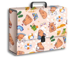 PENMATE TECZKA Z RĄCZKĄ B4 JUMBO T 0119 KAPIBARA PLAŻA FOLIA MAT NIERYSUJĄCA