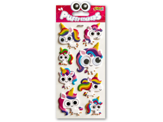 PENMATE KOLORI NAKLEJKI PUFFY SWP-2402 UNICORNS EYES