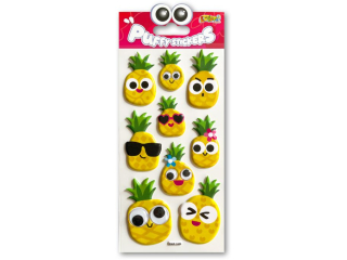 PENMATE KOLORI NAKLEJKI PUFFY SWP-2406 PINEAPPLES EYES