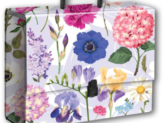 PENMATE TECZKA Z R�CZK� B4 JUMBO T 0125  KWIATY POLSKIE  HORTENSJA NA JASNYM TLE FOLIA MAT NIERYSUJ�CA