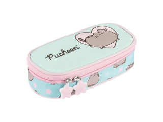 Piórnik saszetka usztywniona z wewnętrzną klapką PUSHEEN MINT