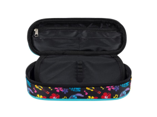Pirnik saszetka usztywniona z wewntrzn klapk STITCH MINT ALOHA