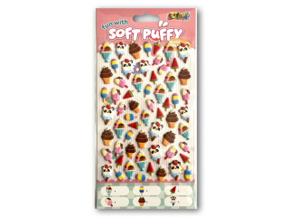 PENMATE KOLORI NAKLEJKI SOFT PUFFY SWP-4005 ICE CREAM