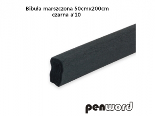 BIBU£A MARSZCZONA 50x200cm CZARNA a10 (SZPSH)